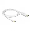 Adapter kabla wideo DeLOCK 83707 Mini DisplayPort na HDMI 2 m biały