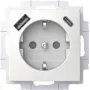 BUSCH JAEGER Gniazdo wtyczkowe SCHUKO USB-A+C 20 EUCB2USBAC-914 (2CKA002011A6298)