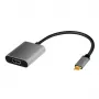 LogiLink CUA0103 Kabel USB 3.2 Gen1 Type-C na HDMI-A 0,15 m Czarny Szary