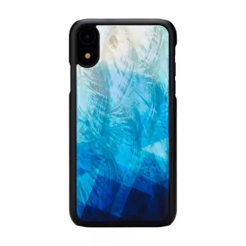 Etui na smartfona iKins do iPhone XR — niebieskie jezioro na zewnątrz, czarne wewnątrz