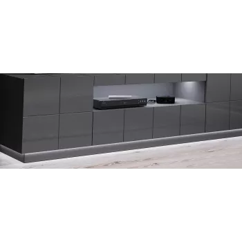 Szafka RTV z oświetleniem LED Cama Meble REJA — natynkowa, światło białe, zasilanie AC