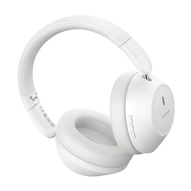 Baseus Bass 30 Max Bezprzewodowy zestaw słuchawkowy Bluetooth 5.3 nauszny słuchawki wzbogacające bas 40mm przetwornik ultra niskie opóźnienia słuchawki 50H