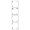BUSCH JAEGER BJ Abdeckrahmen 4-fach1724-44GBusch-art linear studioweiß