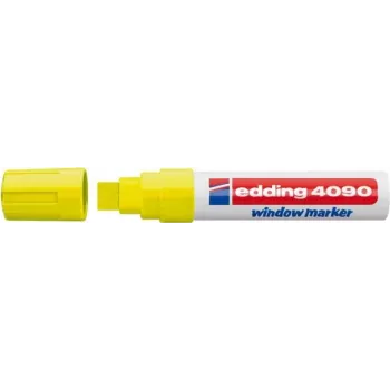 Marker kredowy Edding 4090 dłuto żółty 5 szt.