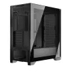 Obudowa PC MODECOM VOLCANO EXPANSE T Midi Tower, szkło hartowane, USB-C, obsługa micro ATX, GPU do 430 mm, chłodzenie CPU do 180 mm, 3x wnęki 3,5 cala, 2x 2,5 cala, czarna