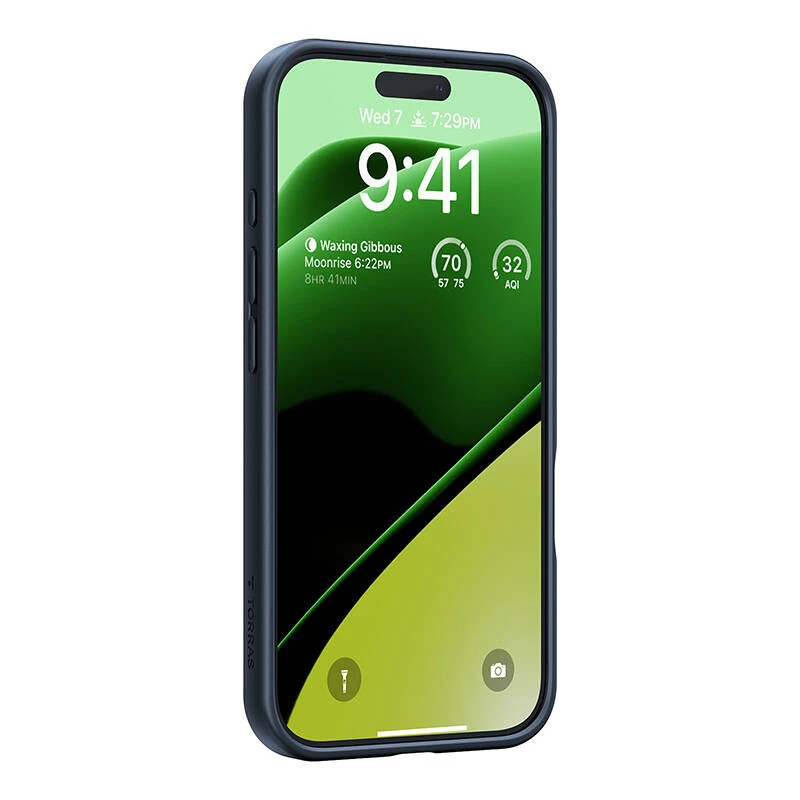 Etui ochronne Torras Ostand Pro do iPhone 16 — czarne, smukłe i odporne na wstrząsy