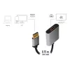 Adapter kabla wideo LogiLink CDA0108 0,15 m DisplayPort HDMI czarny szary