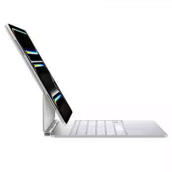 Apple Magic Keyboard do iPad Pro 13 cali M4 Bezprzewodowa QWERTY Biała