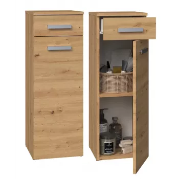 Topeshop NEL V DS ARTISAN szafka łazienkowa Dąb