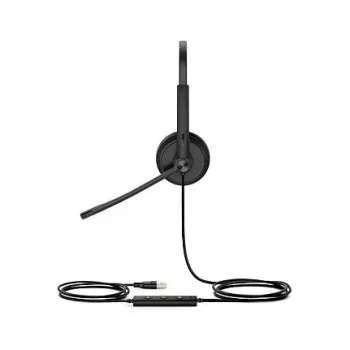 Yealink UH34 SE Lite Dual Teams Zestaw słuchawkowy Przewodowa Head-band Biuro/Call center USB Type-C Czarny