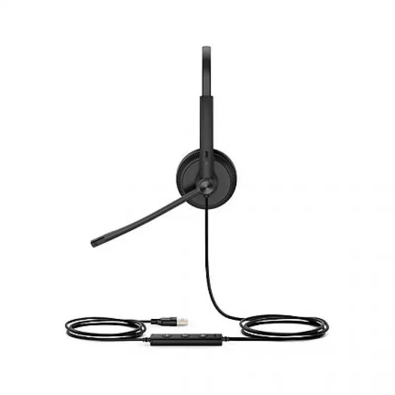 Yealink UH34 SE Lite Dual Teams Zestaw słuchawkowy Przewodowa Head-band Biuro/Call center USB Type-C Czarny