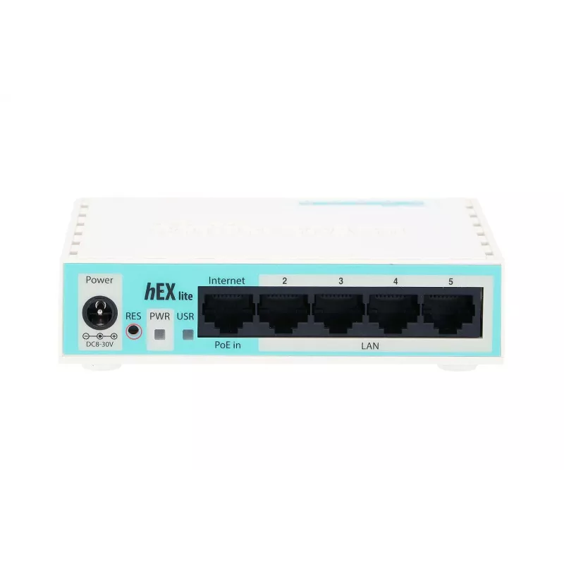 Mikrotik hEX lite router przewodowy Biały