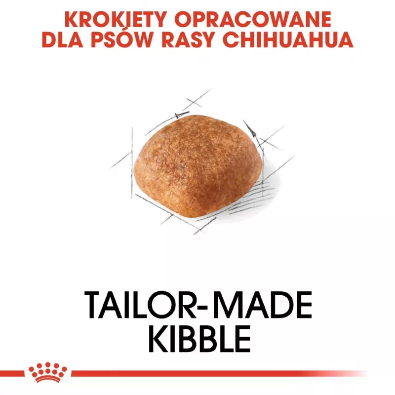 Sucha karma dla psa Royal Canin Chihuahua Adult 1.5 kg — Kurczak, 28% białka, rasa mała/X‑mała