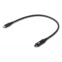 Kabel USB Ubiquiti UACC-Cable-USB-100W-0.3M-BK USB C Czarny Szary 0.3m