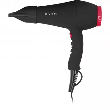 Suszarka do włosów REVLON RVDR5251E 2000 W, jonizacja, 3 poziomy temperatury, 2 prędkości, zimny nadmuch — Czarny/Różowy