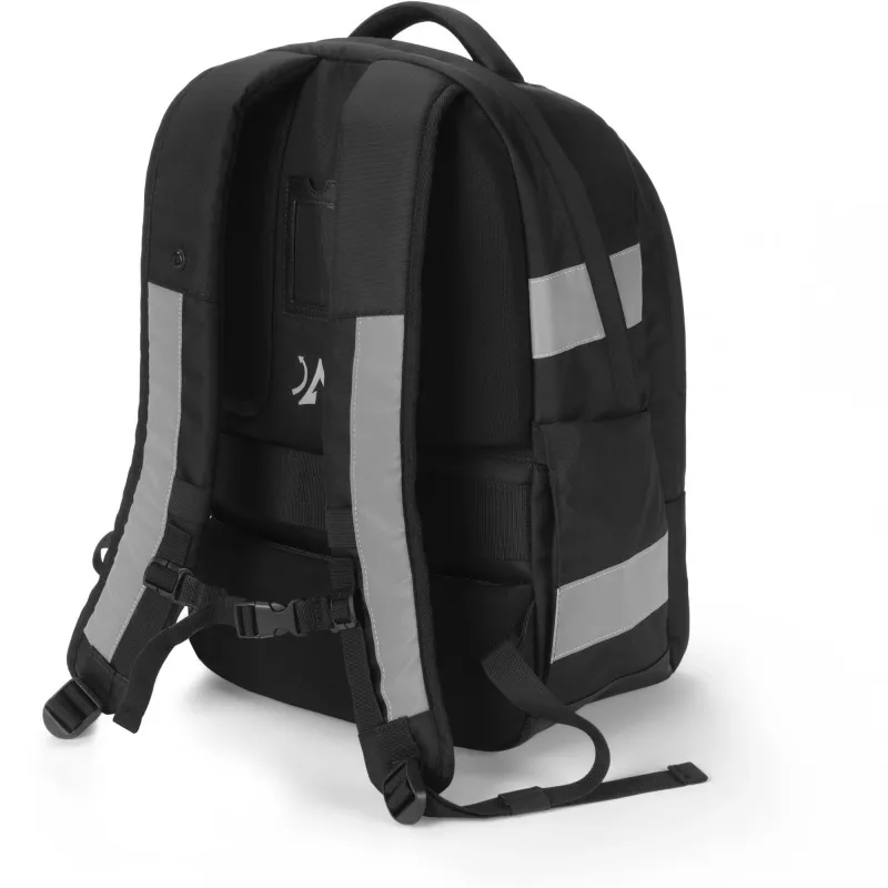 Plecak DICOTA Hi-Vis V2 Czarny 320x220x455mm PET TPU