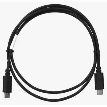 Kabel USB 2.0 USB-C na USB-C LANBERG CA-CMCM-10CU-0010-BK 1 m, czarny, 480 Mbit/s, pozłacane styki