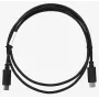 Kabel USB 2.0 USB-C na USB-C LANBERG CA-CMCM-10CU-0010-BK 1 m, czarny, 480 Mbit/s, pozłacane styki