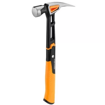 Młotek Fiskars 1020214, typ ciesielski, czarny, metaliczny, pomarańczowy