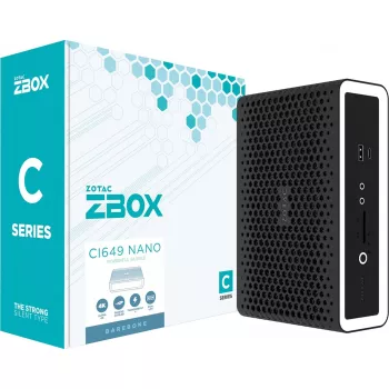 Zotac ZBOX CI649 NANO PC o pojemności 1,8 l Czarny, Biały i5-1335U Intel SoC 1,3 GHz