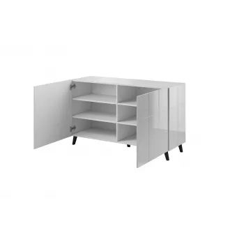 Cama Komoda 2D REJA biały połysk/biały połysk