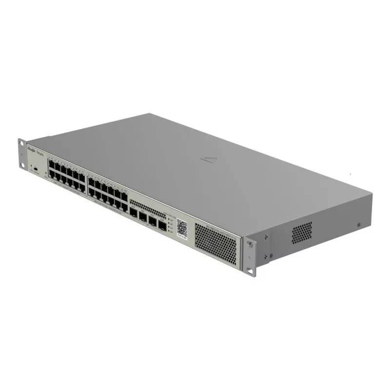 Ruijie Networks RG-NBS3100-24GT4SFP-P-V2 przełącznik sieciowy Zarządzalny L2 Gigabit Ethernet (10/100/1000) Power over Ethernet (PoE) Metaliczny