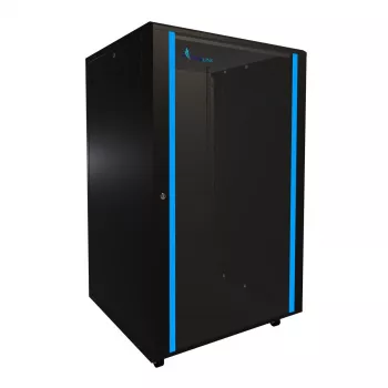 Szafa stojąca Extralink Szafa rack 27U 800x800 Czarna udźwig 600 kg