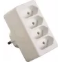 Listwa zasilająca AS Schwabe 48411 — 4 gniazda, kabel 1,5 m, biała
