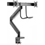 SpeaKa Professional SP-MM-820 2-kierunkowy uchwyt biurkowy do monitora 43,2 cm (17) - 81,3 cm (32) Zintegrowana stacja dokująca, technologia sprężynowo-gazowa, odchylany, obrotowy (SP-10506480)