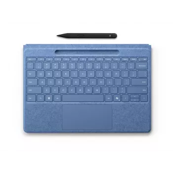 Klawiatura do Microsoft Surface 8YU-00027 — układ QWERTZ niemiecki, Bluetooth, Touchpad, niebieska