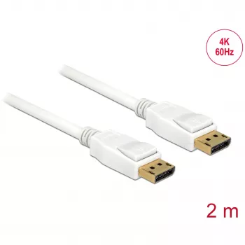 Kabel DisplayPort DeLOCK 2m 2xDisplayPort
