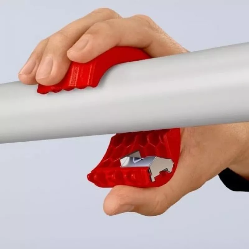 KNIPEX ręczny obcinak do rur z PVC i tulei uszczelniających