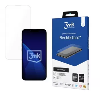 Tempered flexible glass Ochrona ekranu 3MK for iPhone 16E, 0.33 mm thickness
