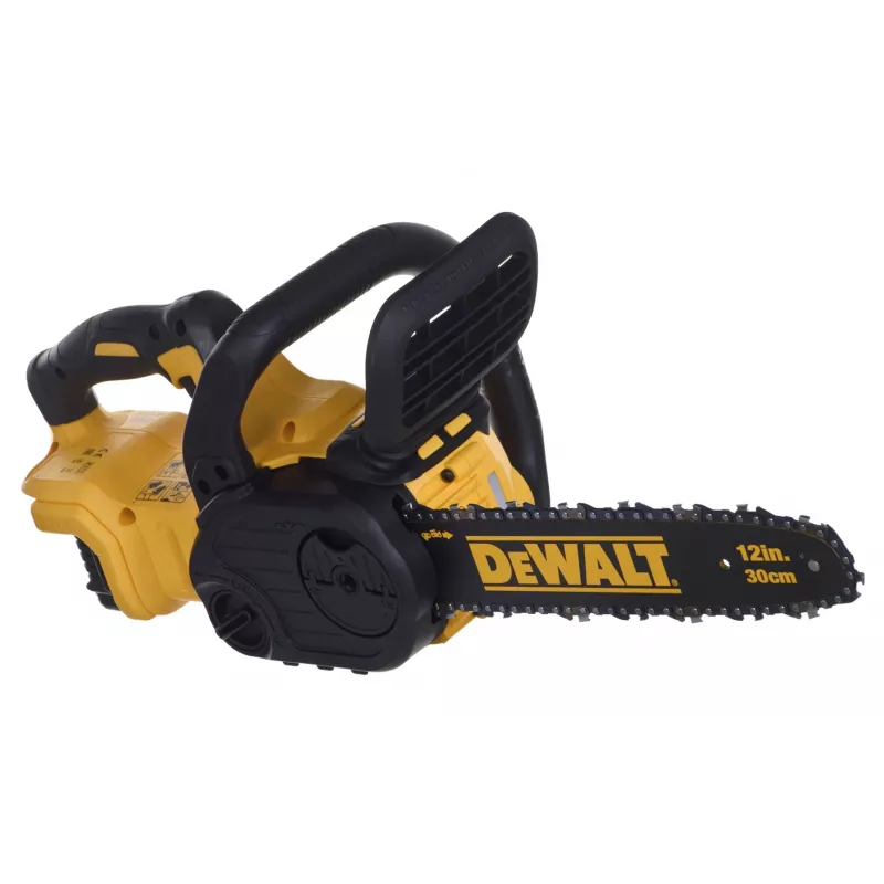Pilarka łańcuchowa DeWalt DCM565P1 — bezprzewodowa, prowadnica 30 cm, akumulator 5 Ah, zbiornik oleju 0,12 L