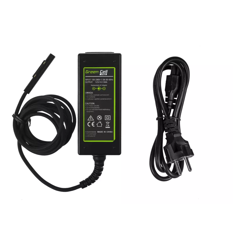Zasilacz zielony Cell AD63P 36W 12V 2.58A wewnętrzny do laptopa, czarny