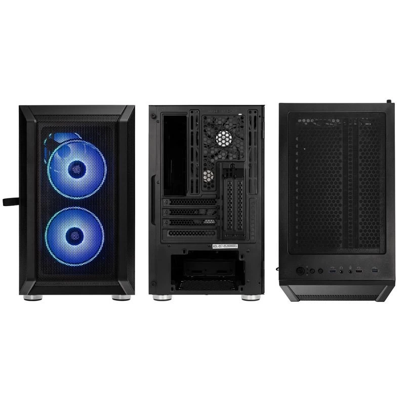 Obudowa Kolink Citadel Mesh RGB Micro-ATX – czarna