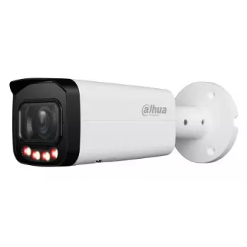 Kamera IP DAHUA IPC-HFW2449T-ZAS-IL — 4 MP, zmotoryzowany zoom 2,7–13,5 mm, IP67/IK10, PoE, diody IR/białe LED