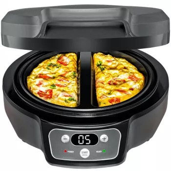 Omelett Chef OM 950, Snack Maker Antracyt, 950 W