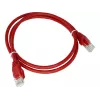 Alantec KKU5CZA1 kabel sieciowy Czerwony 0.25 m Cat5e U/UTP (UTP)