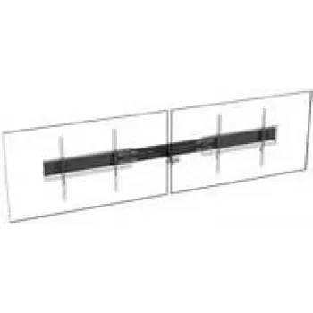 TECH DATA Vision VFM-F50_DL - element montażowy (szyna) - do 2 konsol LCD/plazmowych - aluminium - czarny - rozmiar ekranu: do 218,4 cm (do 86)