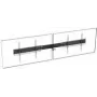 TECH DATA Vision VFM-F50_DL - element montażowy (szyna) - do 2 konsol LCD/plazmowych - aluminium - czarny - rozmiar ekranu: do 218,4 cm (do 86)