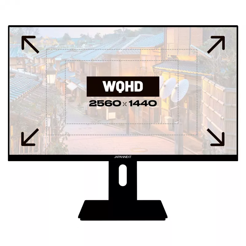 JAPANNEXT JN-27IPS4FLWQHDR-HSP 16:9 HDMI/DP WQHD - Monitor płaski (TFT/LCD)