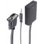 shiverpeaks BS10-01006 Kabel-Adapter wideo 0,15 m VGA (D-Sub) + 3.5 mm HDMI Typ A (standard) Czarny (BS10-01006)