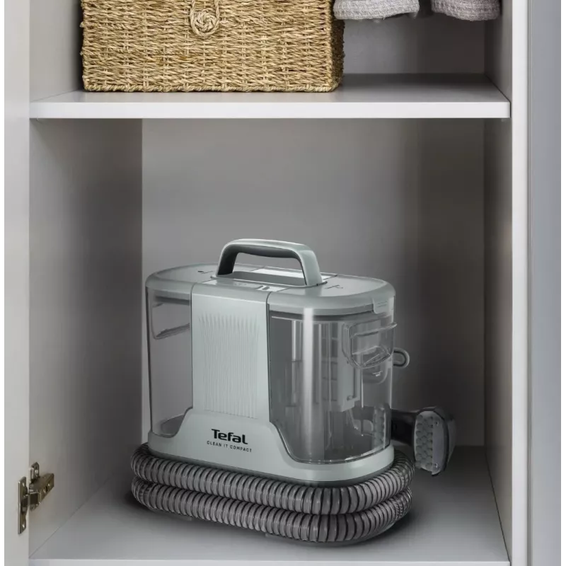 Przenośny odplamiacz Tefal Clean It Compact Pet IZ3020F0 — ręczny odplamiacz do tapicerki i plam po zwierzętach