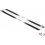 Opaska zaciskowa DeLOCK 18816 stalowa czarna 500 mm 10 szt.