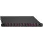 Panel krosowniczy światłowodowy Rutenbeck 2280301240 LC Duplex MM 24 porty 1U, czarny RAL 9005