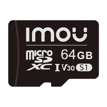 Karta pamięci MicroSD IMOU ST2-64-S1 64 GB, Class 10, Odczyt 95 MB/s, Zapis 35 MB/s, U3 V30