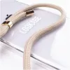 Etui naszyjne Lookabe loo007 gold nude na iPhone 7/8 Plus — noszone etui na telefon z paskiem