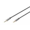 Kabel audio Digitus 3,5 mm jack na 3,5 mm jack 1,8 m czarny