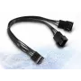 Kabel SATA Inter-Tech 88885521 0,15 m Czarny Męski/Żeński